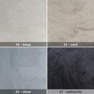 aurora-covor-antifonic-mostre-4-culori Covor antifonic Aurora patru mostre: 36 bej, 32 nisip, 91 argintiu, 97 antracit